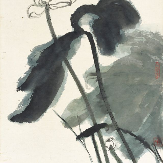 Zhang Daqian — Белый лотос