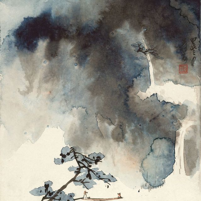 Zhang Daqian — Ученый в лодке
