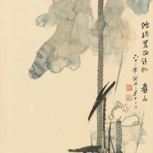 Zhang Daqian — Белый лотос