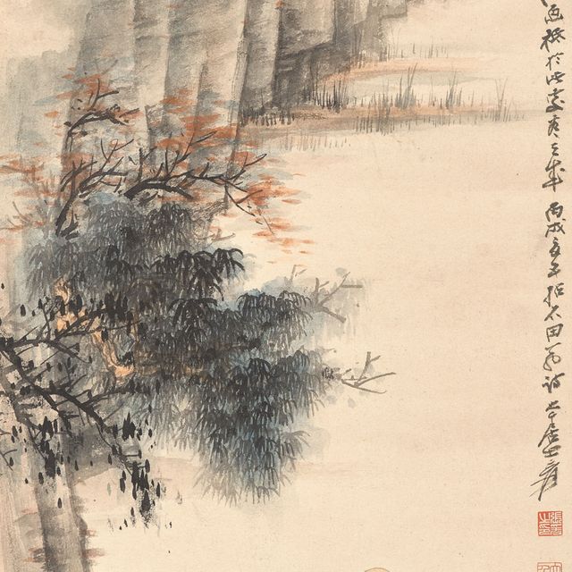 Zhang Daqian — Ученый в красном