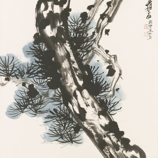Zhang Daqian — Сосна