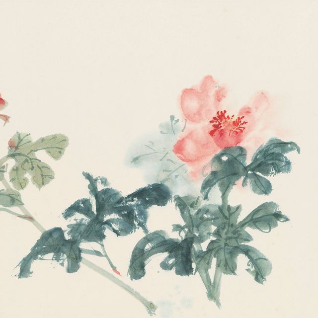 Zhang Daqian — Пионы