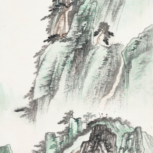 Zhang Daqian — Ранний пейзаж