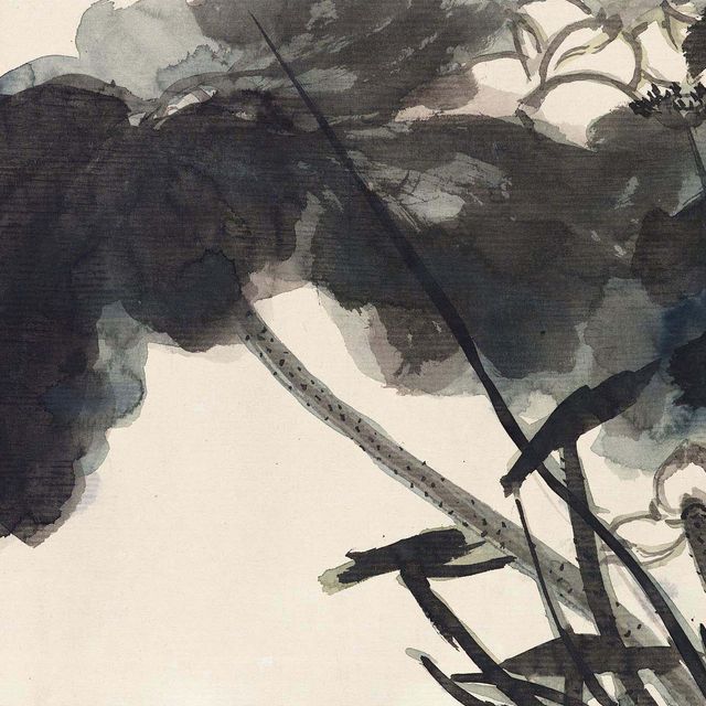 Zhang Daqian — Чернильный лотос