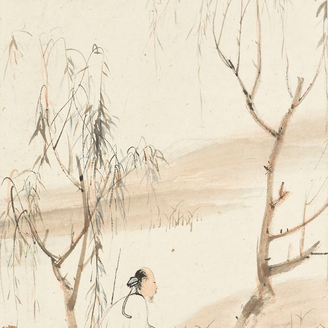 Zhang Daqian — Ученый под ивой