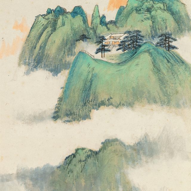 Zhang Daqian — Рай в Пенглае