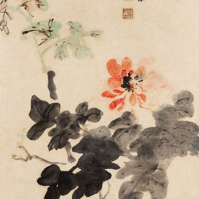 Zhang Daqian — Пионы