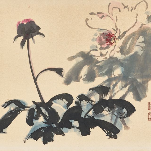 Zhang Daqian — Пион поздней весной