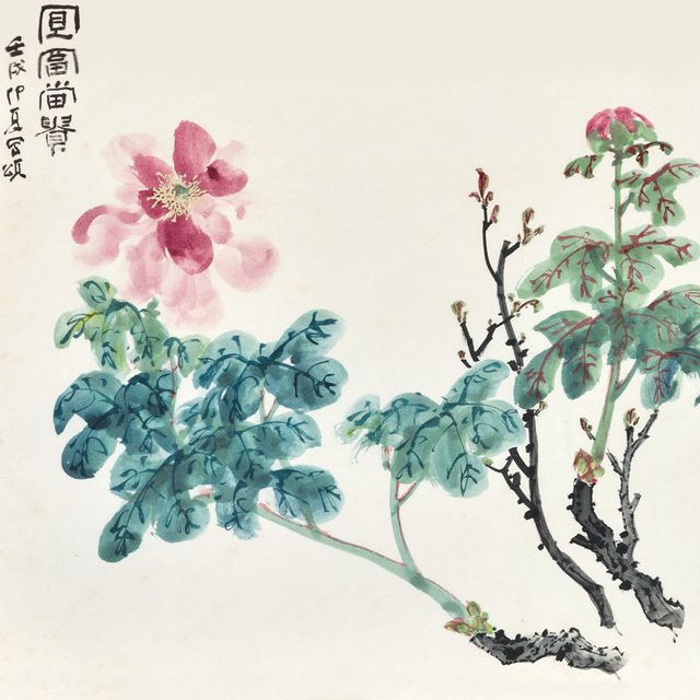 Zhang Daqian — Пион