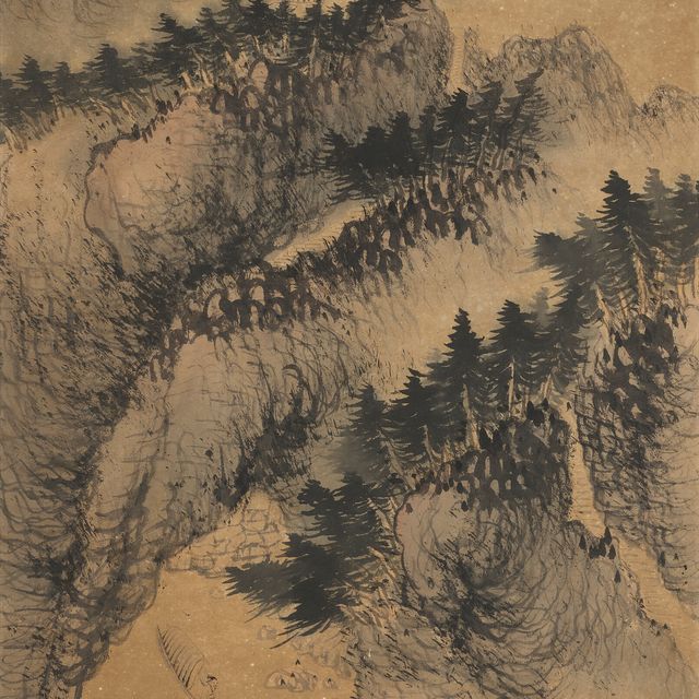 Zhang Daqian — Катание на лодке под Горными воротами