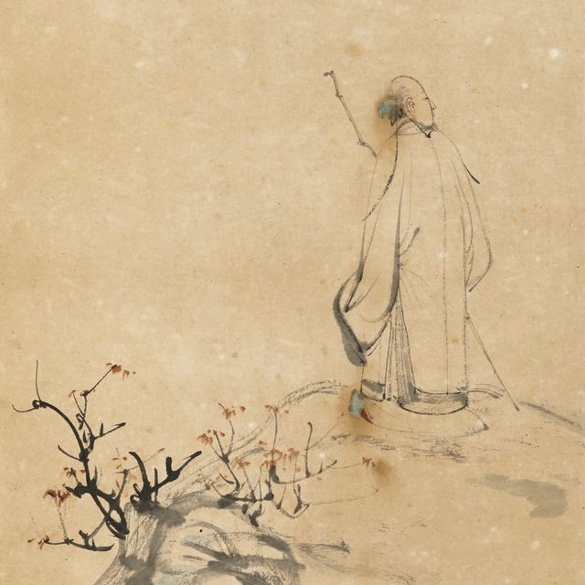Zhang Daqian — Прогуливаясь по осенним горам