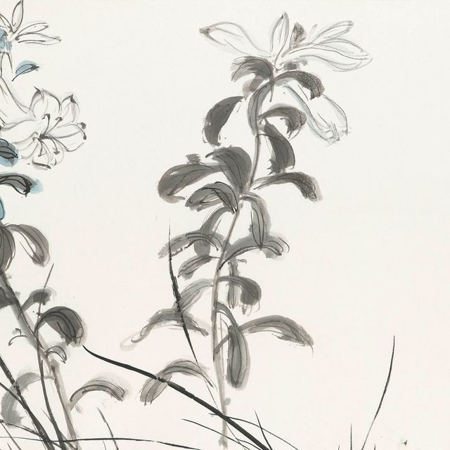 Zhang Daqian — Лилии