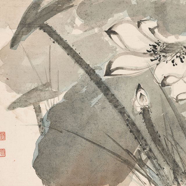 Zhang Daqian — Белый лотос