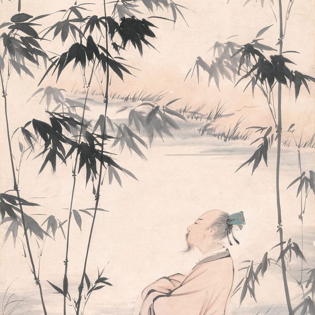 Zhang Daqian — Ученый, ценящий Бамбук