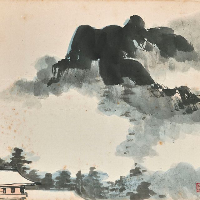 Zhang Daqian — Горы