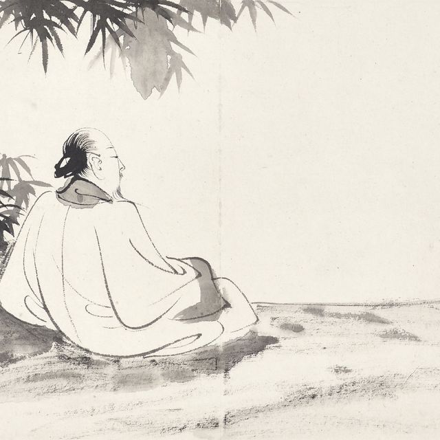 Zhang Daqian — Ученый сидит