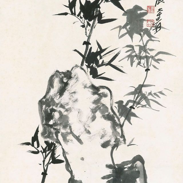 Zhang Daqian — Чернильный бамбук