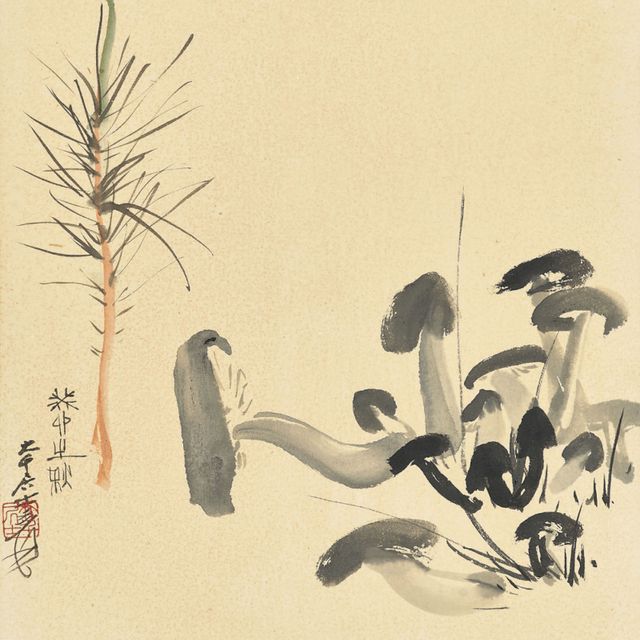 Zhang Daqian — Сосновый гриб
