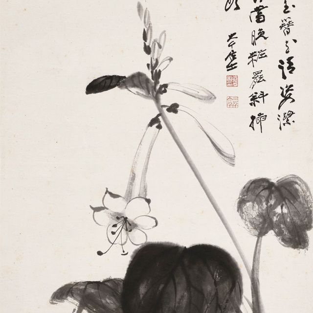 Zhang Daqian — Лилия-подорожник