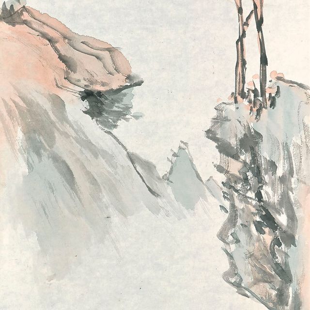 Zhang Daqian — Прогуливающийся