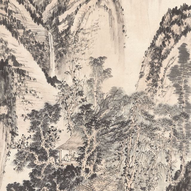 Zhang Daqian — В павильоне "Белый журавль"