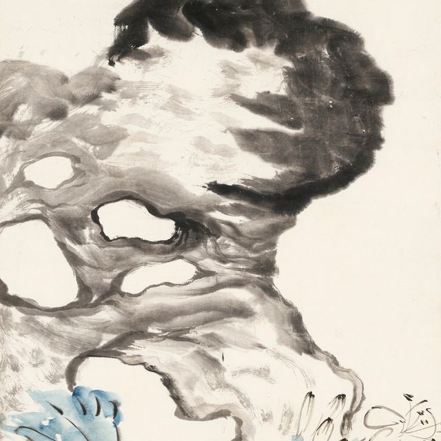 Zhang Daqian — Камень и тубероза