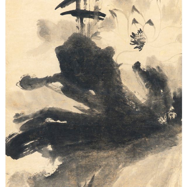 Zhang Daqian — Чернильный лотос