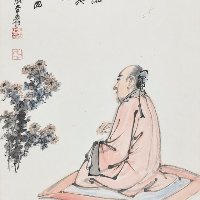 Zhang Daqian — Ученый и хризантемы