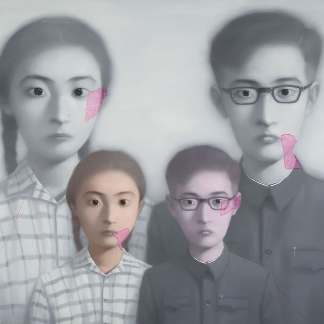 Zhang Xiaogang — Серия "Родословная" : Большая семья № 10