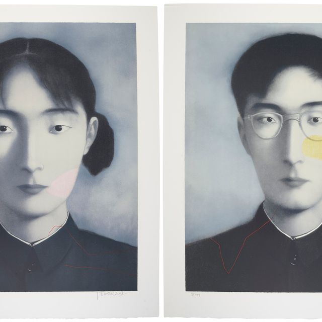 Zhang Xiaogang — Родословная - Серия "Большая семья" (две работы)