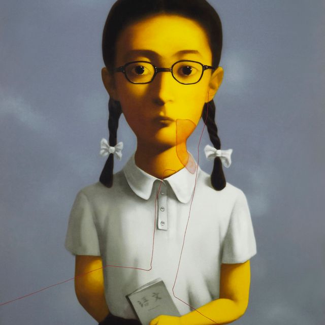 Zhang Xiaogang — Серия "Родословная" – Девушка