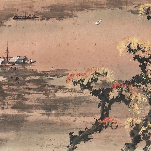 Zhao Shao'ang — Катание на лодке по реке