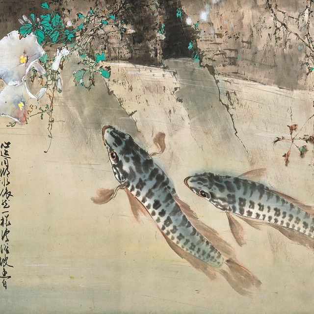 Zhao Shao'ang — Рыбы и цветы