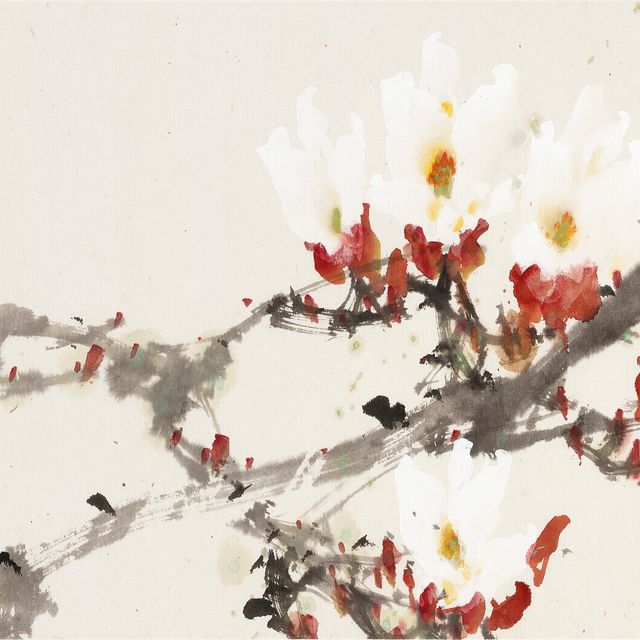 Zhao Shao'ang — Магнолии и птицы