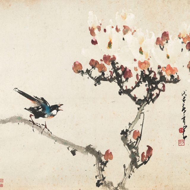 Zhao Shao'ang — Птица на дереве