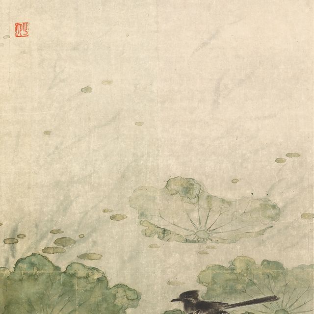 Zhao Shao'ang — Птицы на пруду с лотосами
