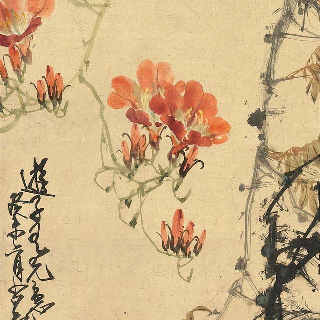 Zhao Shao'ang — Цветы и насекомые