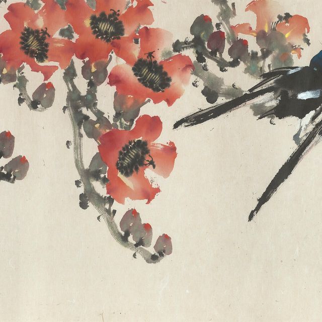 Zhao Shao'ang — Капок и две птички