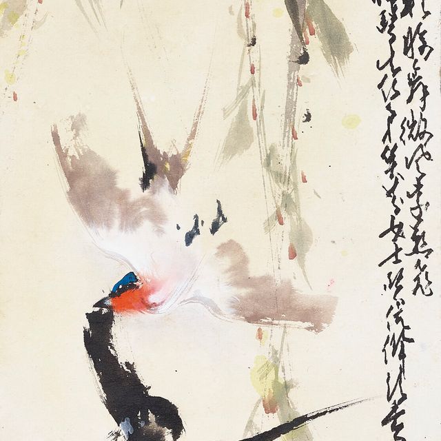 Zhao Shao'ang — Ласточки и ива