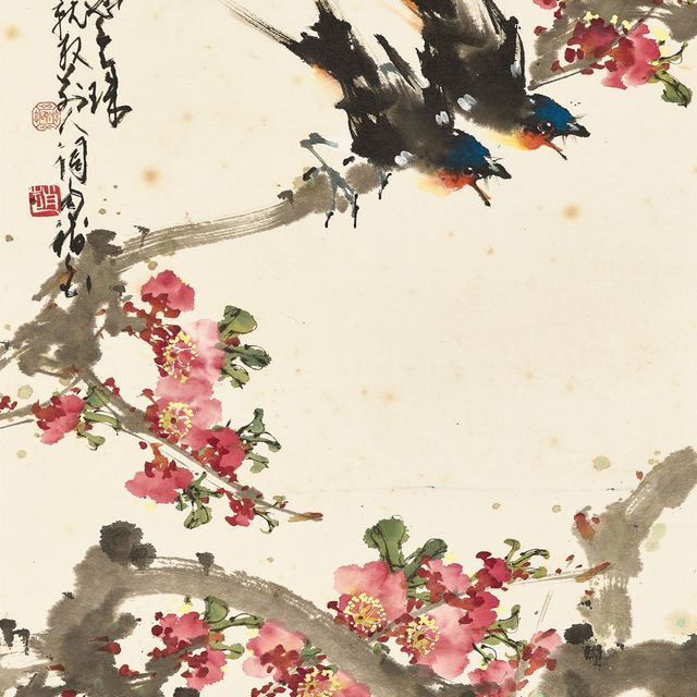 Zhao Shao'ang — Птицы на ветвях