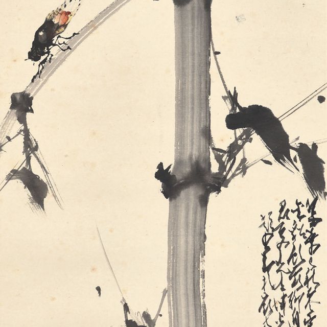 Zhao Shao'ang — Цикада и бамбук