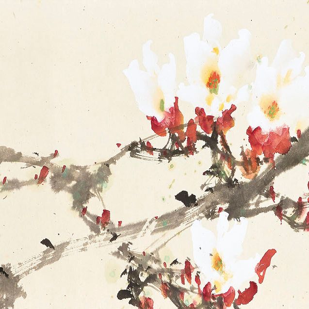 Zhao Shao'ang — Магнолия и птицы
