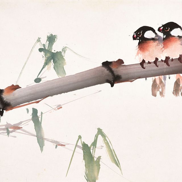 Zhao Shao'ang — Птицы на бамбуке