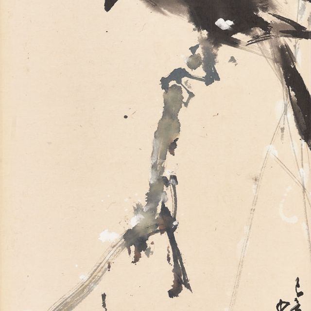 Zhao Shao'ang — Птица на ветке дерева