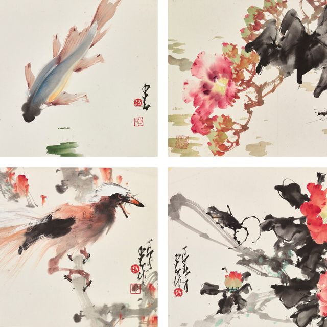 Zhao Shao'ang — Цветы, птицы, насекомые и рыбы