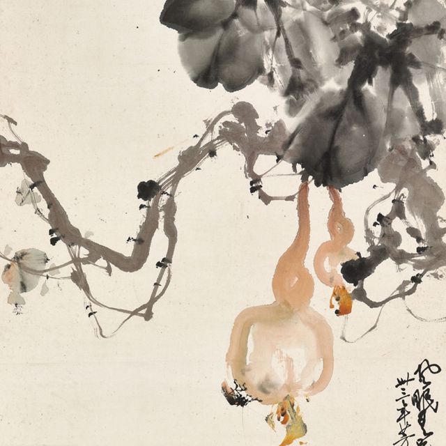 Zhao Shao'ang — Тыква и насекомое