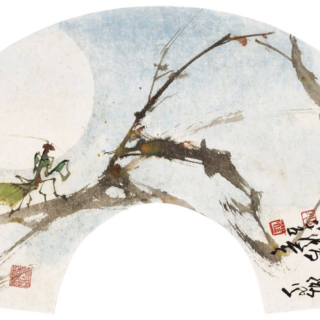 Zhao Shao'ang — Богомол в лунном свете