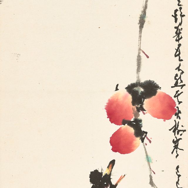 Zhao Shao'ang — Майна и хурма