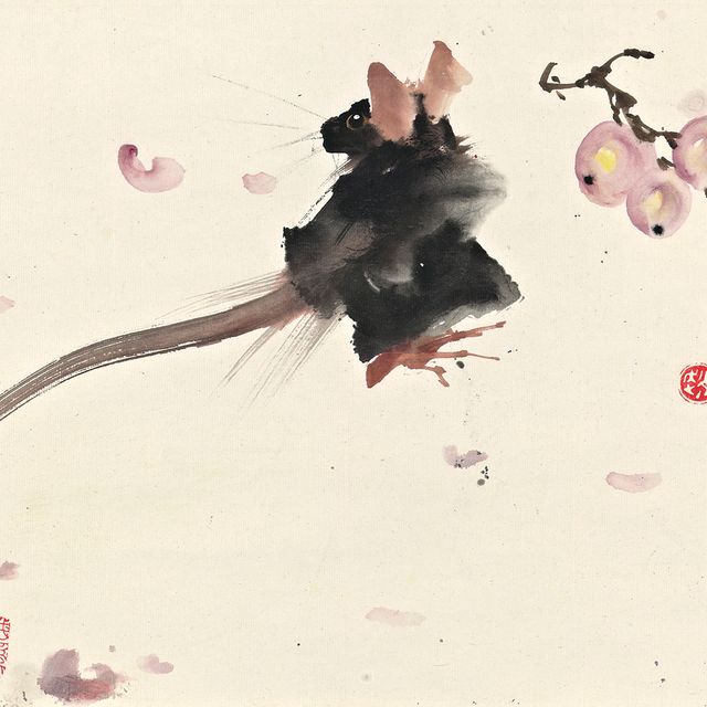 Zhao Shao'ang — Мышь и виноград