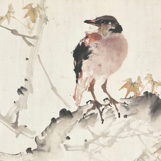 Zhao Shao'ang — Птица на ветке